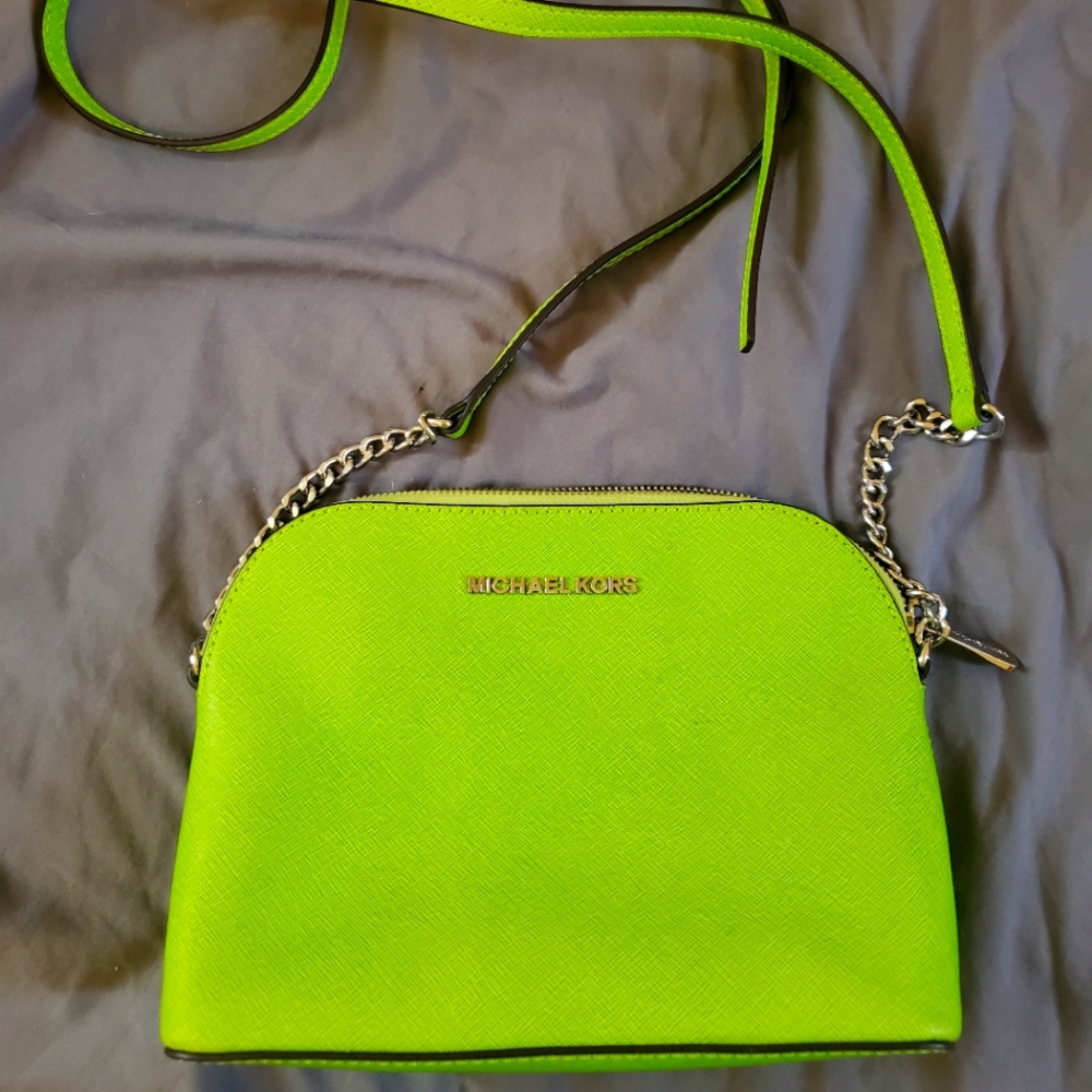 Lime Green Michael Kors Crossbody